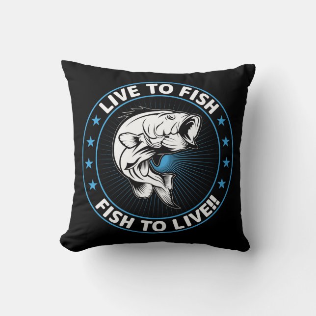 Almofada Viver para Peixes, Peixe para Viver (Frente)