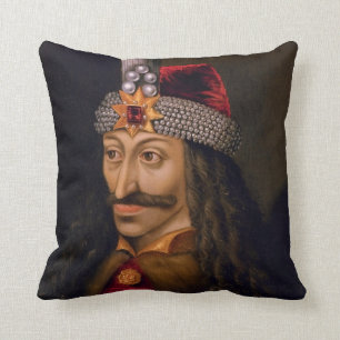 Almofada Vlad tepes Impaler Voivode retrato Dracula histori