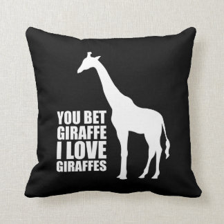 Almofada Você Aposta Girafa Que Eu Amo Girafas