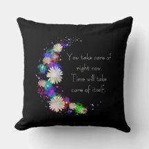 Você cuida agora da arte floral motivacional