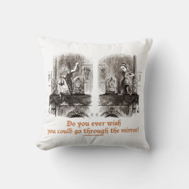 Almofada Você Deseja Passar Pelo Espelho?