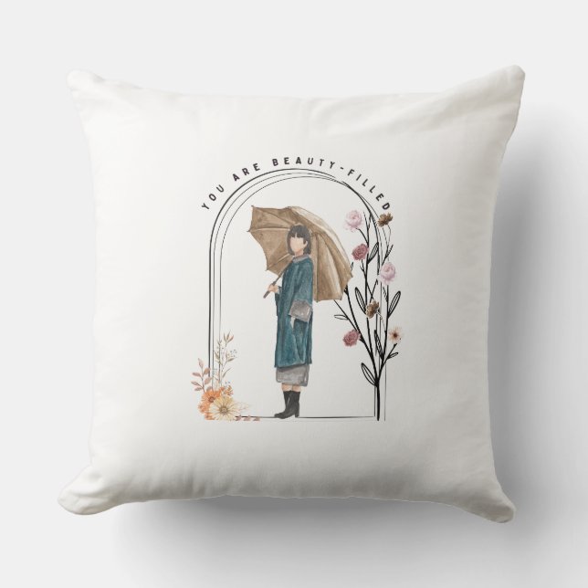 Almofada Você É Bela Preenchida (Frente)