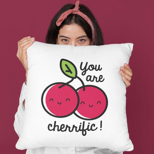 Almofada Você é Cherrific (you are cherrific pillow)
