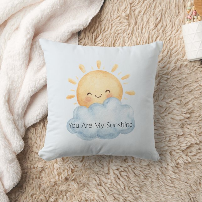 Almofada Você É Meu Sol Feliz Nuvem Sol (Cobertor)