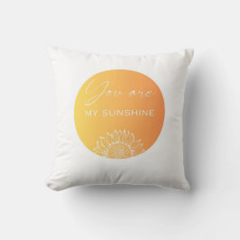 Almofada "Você é meu sol" - Travesseiro decorativo Laranja