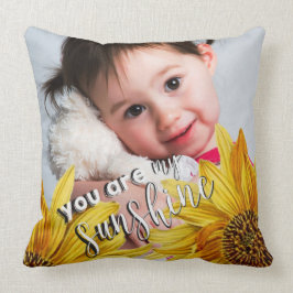 Almofada Você É Minha Foto De Girassol Amarelo Brilhante