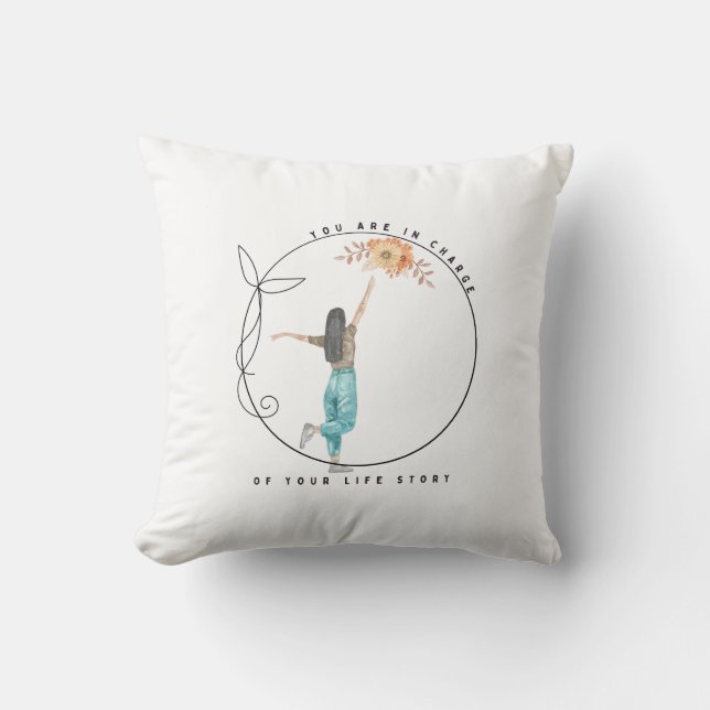 Almofada Você É Responsável Pela Sua História De Vida (Frente)