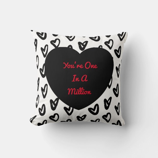ALMOFADA VOCÊ É UM EM UM MILHÃO (Frente)