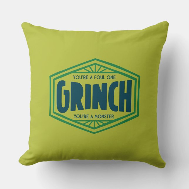 Almofada Você é um Grinch Repulsivo (Frente)