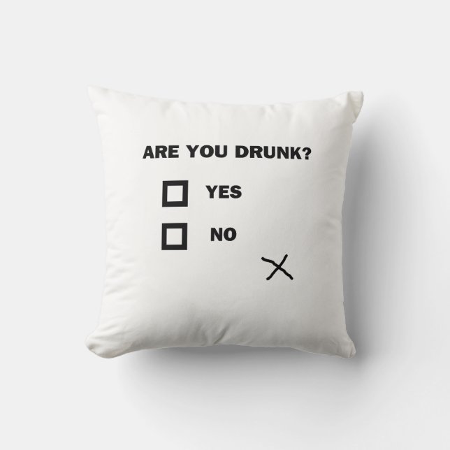 Almofada Você Está Bebado? (Frente)