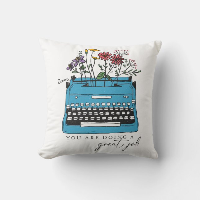 Almofada Você Está Fazendo Um Trabalho De Excelente (Frente)
