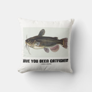 Almofada Você Foi Capturado? Ilustração Catfish