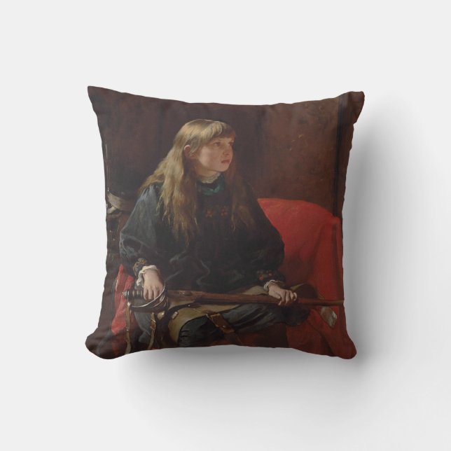 Almofada Você Já Matar Alguém, Padre? (por Frank Holl) (Frente)