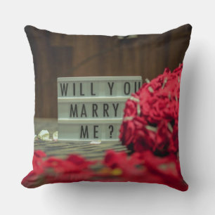 Almofada Você Me Casado? Proposta de Casamento