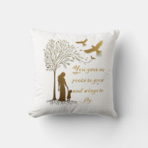 você me deu raízes para crescer e asas para voar