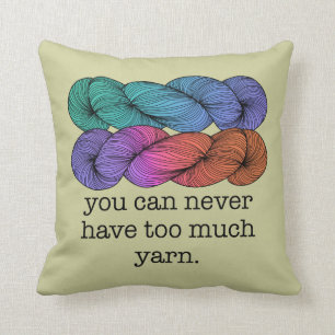 Almofada Você Nunca Pode Ter Cochilo Engraçado De Yarn De