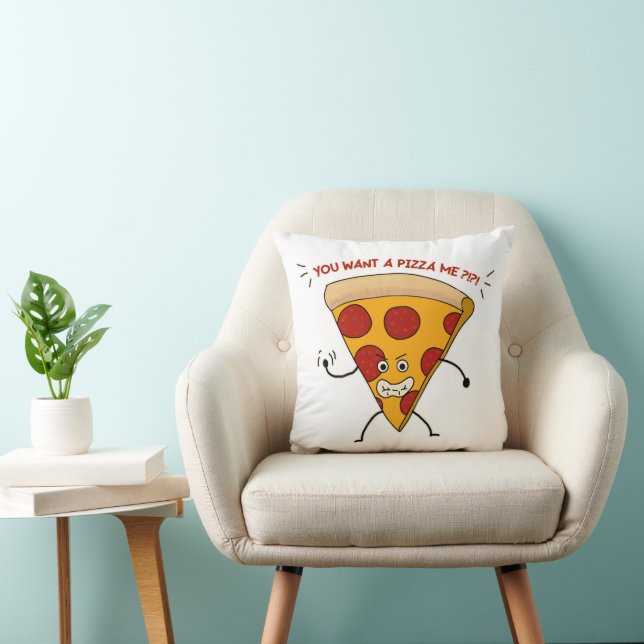 Almofada Você Quer uma Pizza de Mim?!?! (Cadeira)