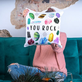 Almofada Você Rock Crystal Travesseiro decorativo
