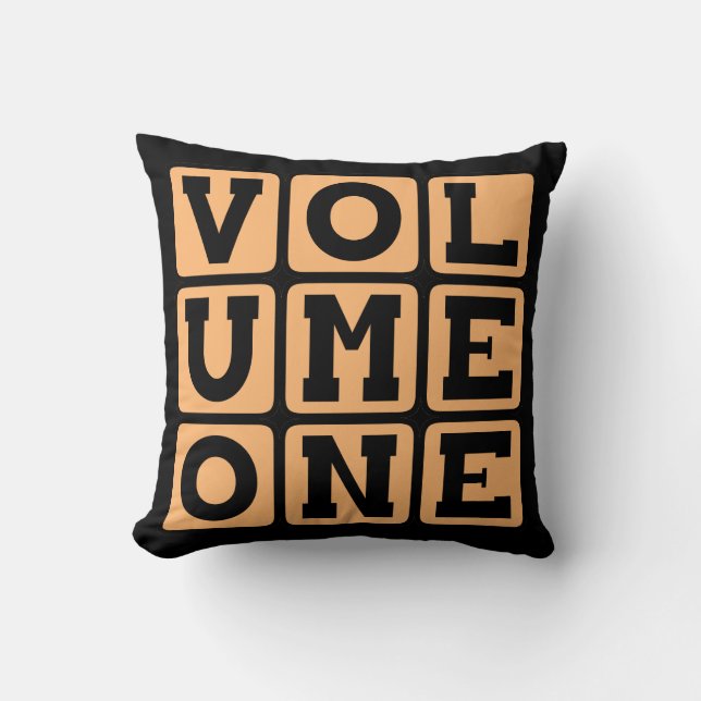 Almofada Volume Um, Primeiro Volume (Frente)