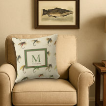 Voo Vintage Pesca Mosca Aquarela Náutica Thor