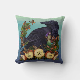 Almofada Voos de Fantasy Raven Faery