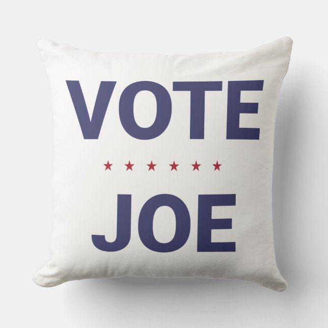 Almofada Vote Joe (eleições de 2020 nos EUA) (Frente)
