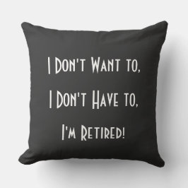 Almofada Vovô de Retirada Simples Engraçado