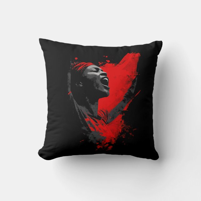 Almofada Voz em Vermelho (Frente)