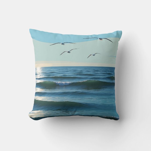 Almofada Vrijheid in de Blauwe Oceaan (Frente)