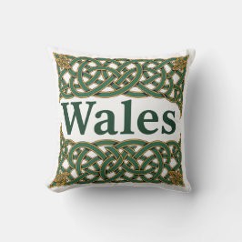 Almofada Wales Heraldic Celtic Knotwork