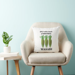 Almofada Wasabi Spicy Com Um Toque De Sweetness Wasabi