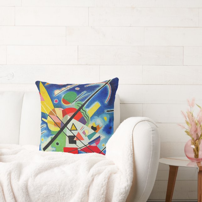 Almofada Wassily Kandinsky - Blue Painting, (Sofá)