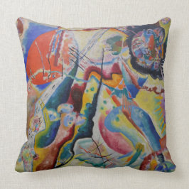 Almofada Wassily Kandinsky, pintura com uma mancha vermelha