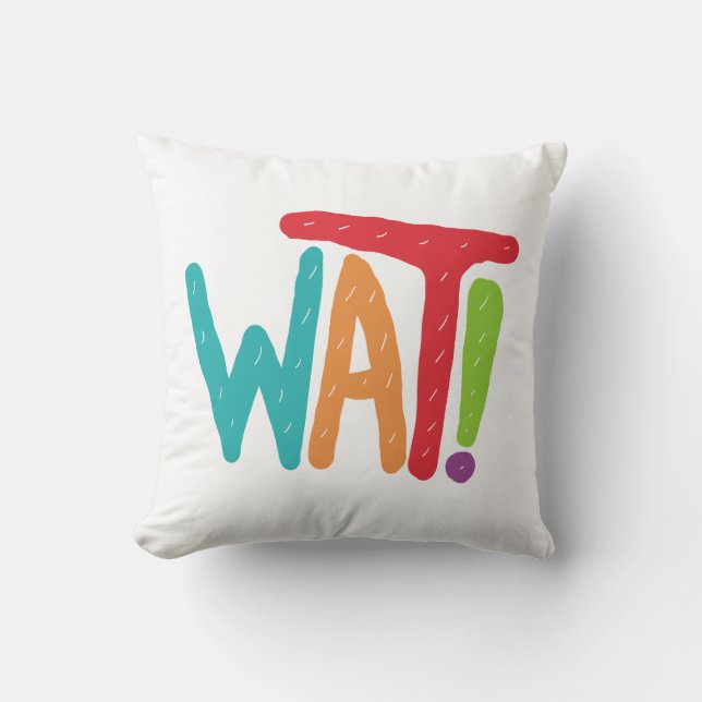 Almofada Wat! (Frente)