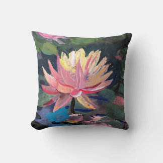 Almofada Water Lillie , pintura