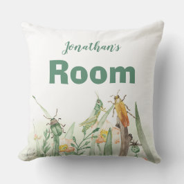 Almofada Watercolor Child's Bug Insect