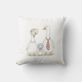 Almofada Watercolor Goose Throw Pillow