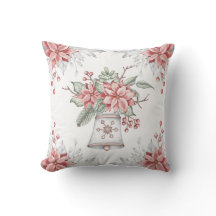 Watercolor Pink Mistletoe Pavilhão de Natal