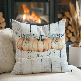 Almofada Watercolor Rustic Pumpkins
