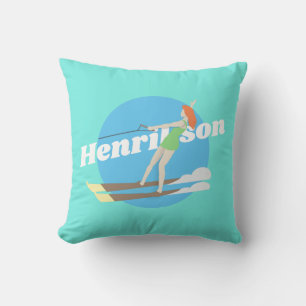 Almofada Waterski, estilo Vintage