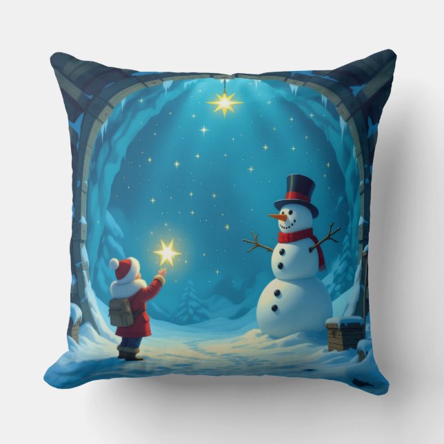 Almofada „Weihnachtliche Harmonie“ (Frente)