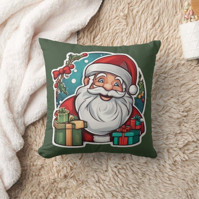 Almofada Weihnachtsmann mit Geschenken -  (Cobertor)