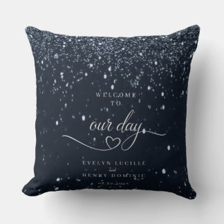 Almofada Welcome To Our Day Wedding Personalized