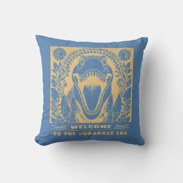 Almofada Welcome to the Jurassic Era – Dinosaur Pillow (Frente)