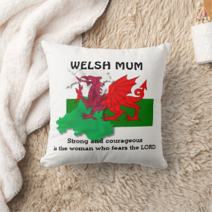 Almofada WELSH MÃE Flag of Wales