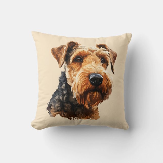 Almofada Welsh Terrier (Frente)