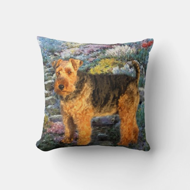 Almofada Welsh Terrier Art (Frente)