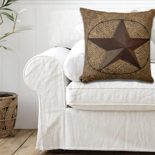 Almofada Western Country Ruslap Primitive Texas Star