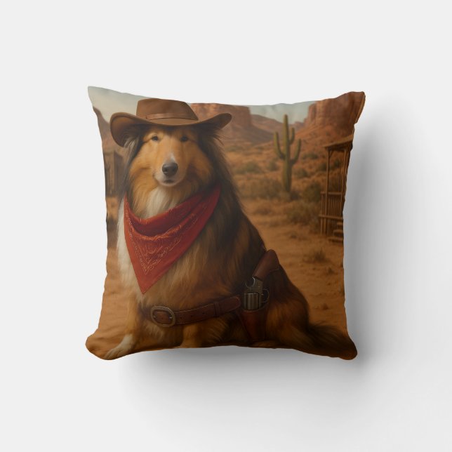 Almofada Western Sheltie (Frente)