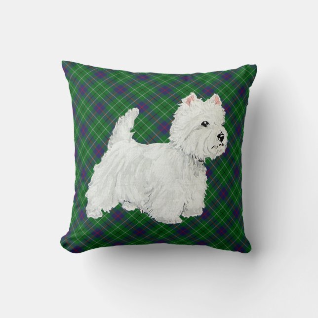 Almofada Westie em Pé (Frente)